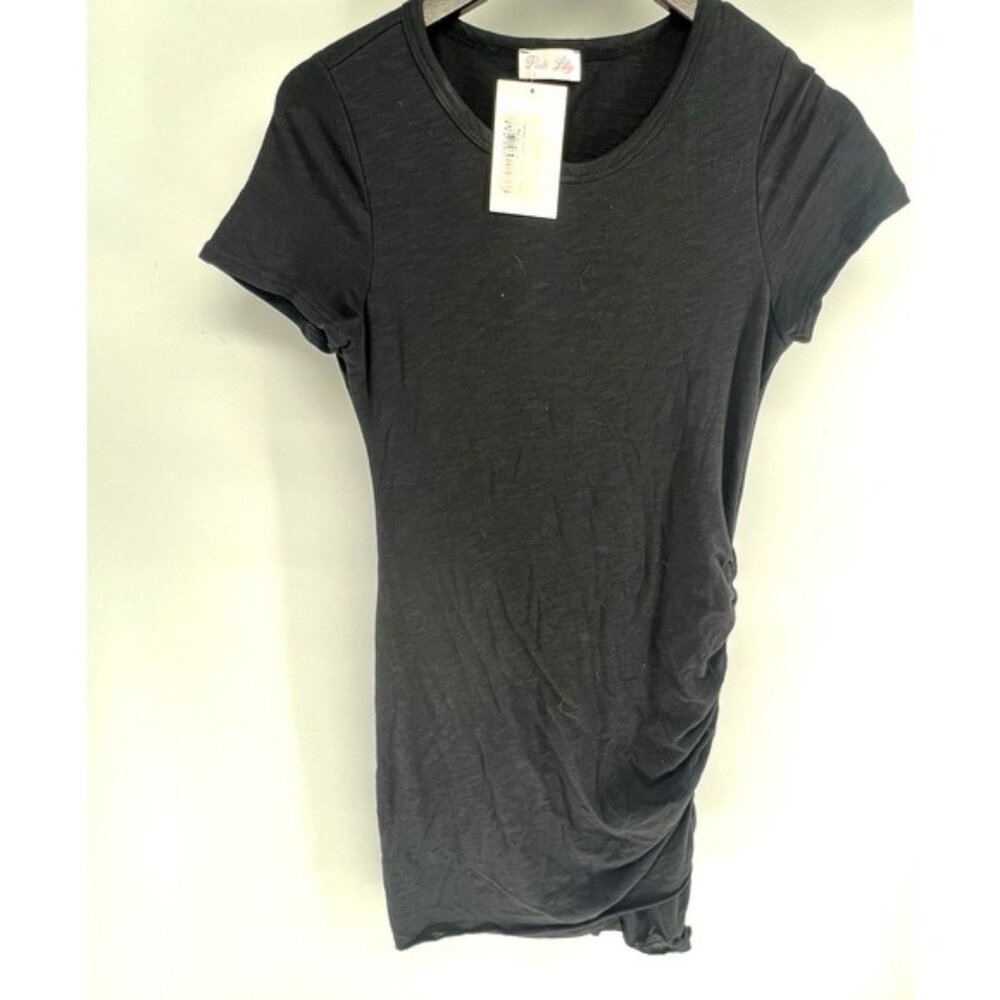 The Pink Lily Black Dress Cotton Polyester- Size Small (Made in the USA)